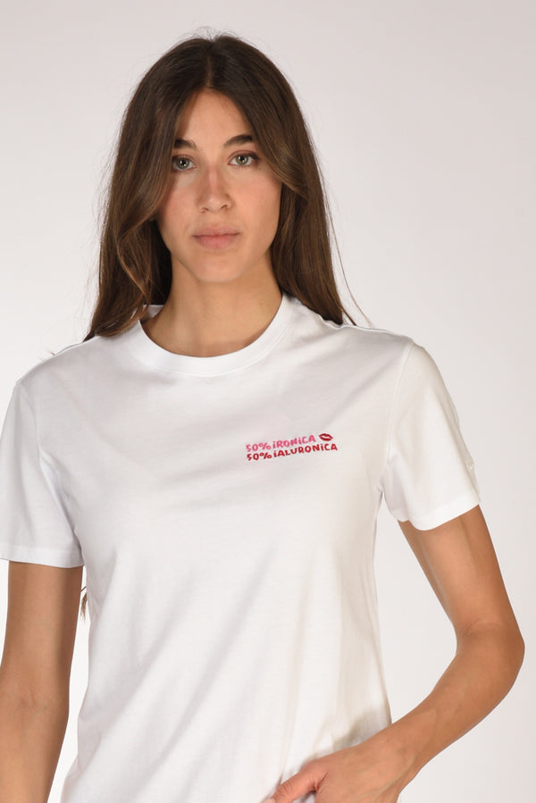 Mc2 Saint Barth Tshirt Emilie Bianco Donna