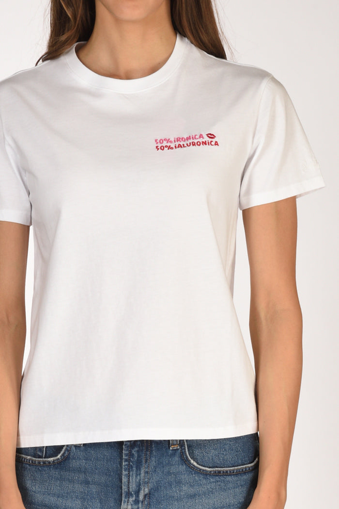 Mc2 Saint Barth Tshirt Emilie Bianco Donna - 3
