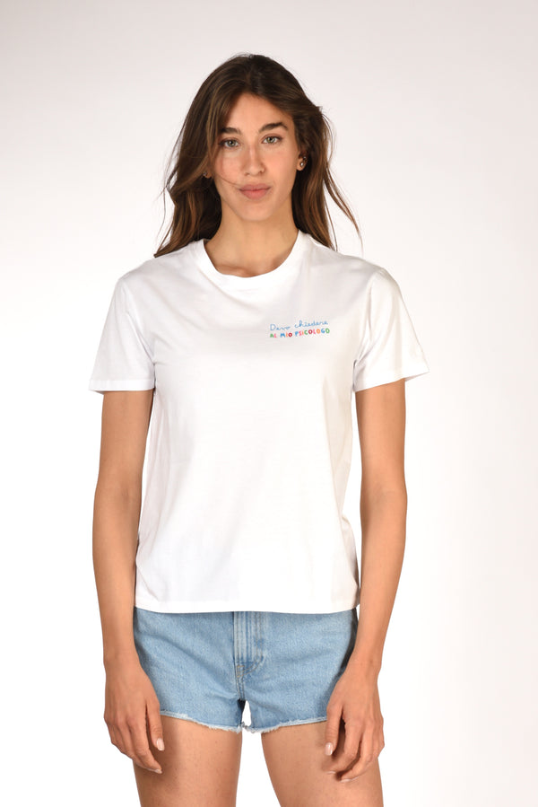 Mc2 Saint Barth Tshirt Emilie Bianco Donna-2
