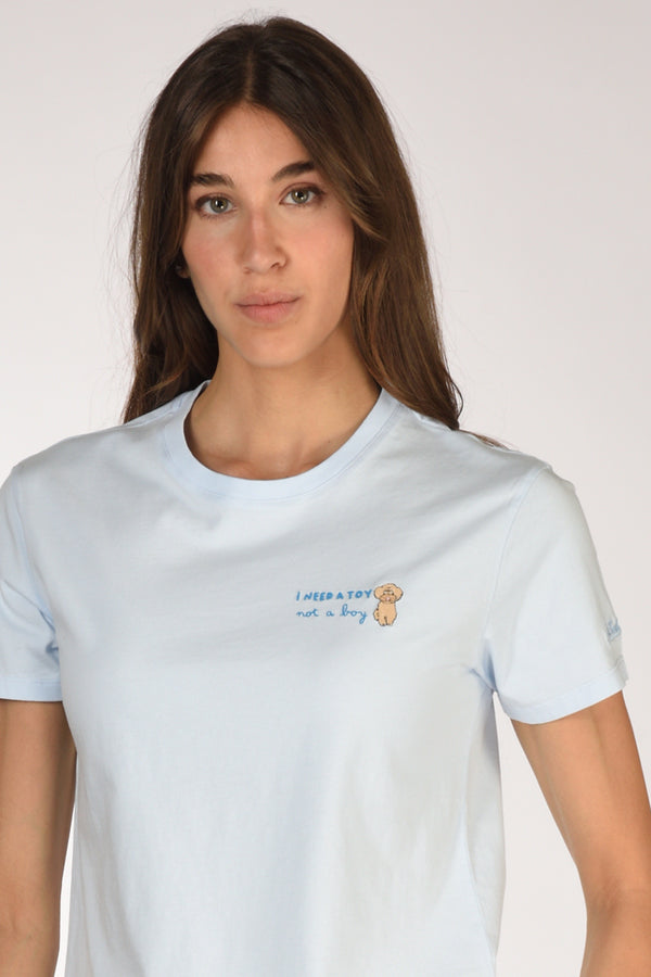 Mc2 Saint Barth Tshirt Emilie Azzurro Donna