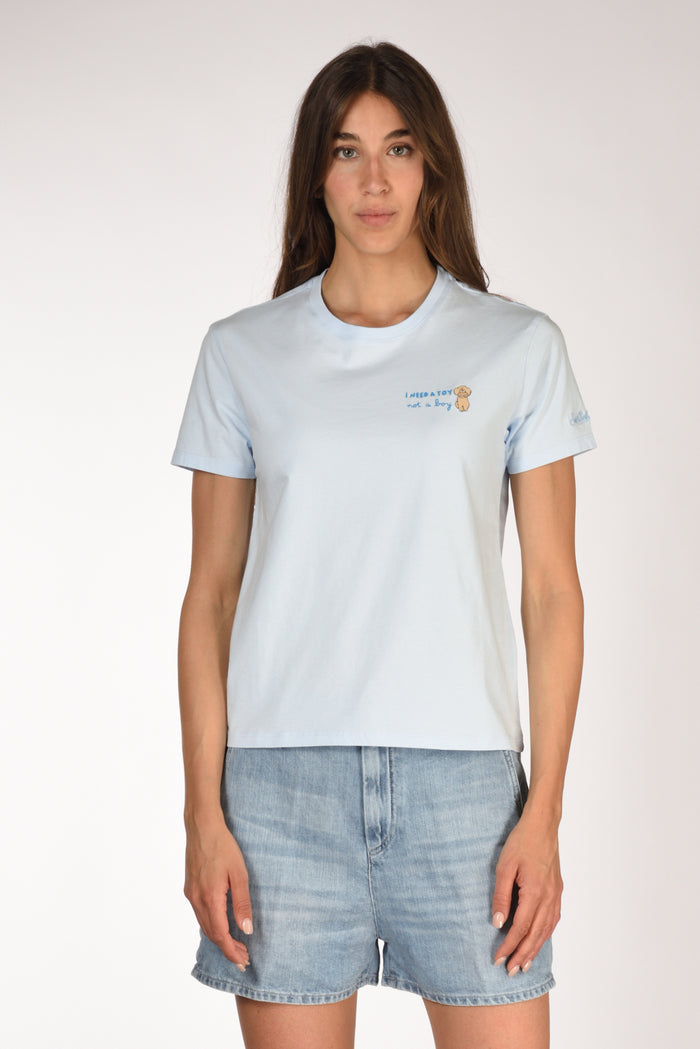 Mc2 Saint Barth Tshirt Emilie Azzurro Donna - 2
