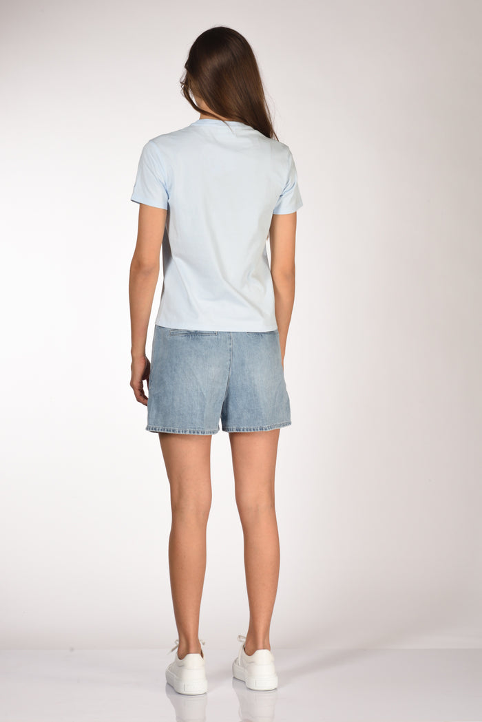 Mc2 Saint Barth Tshirt Emilie Azzurro Donna - 5