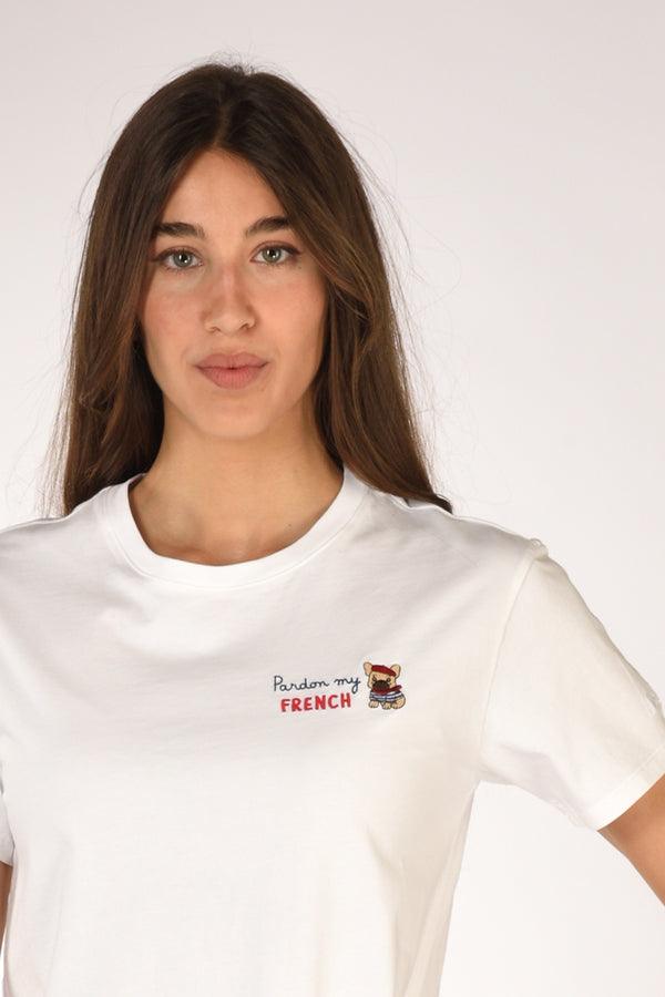 Mc2 Saint Barth Tshirt Emilie Bianco Donna
