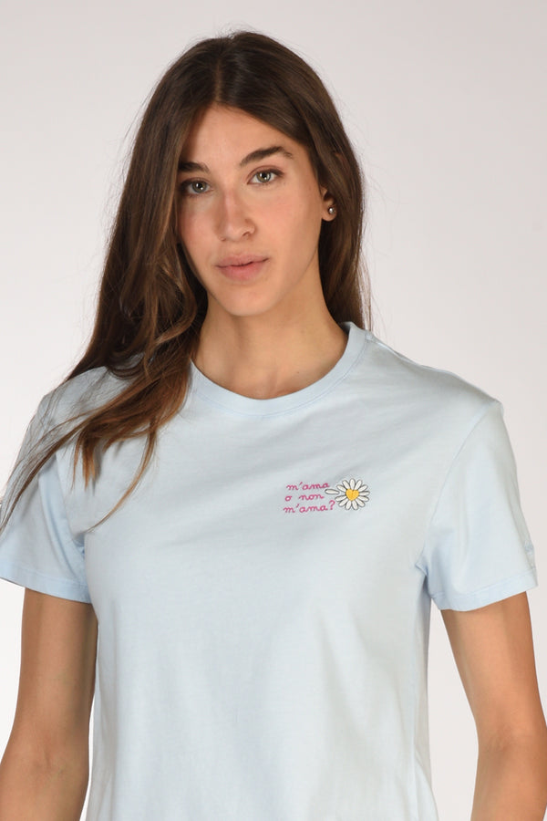 Mc2 Saint Barth Tshirt Emilie Azzurro Donna