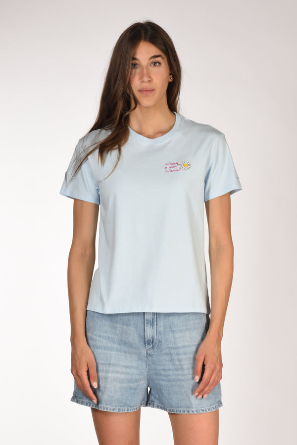 Mc2 Saint Barth Tshirt Emilie Azzurro Donna-2