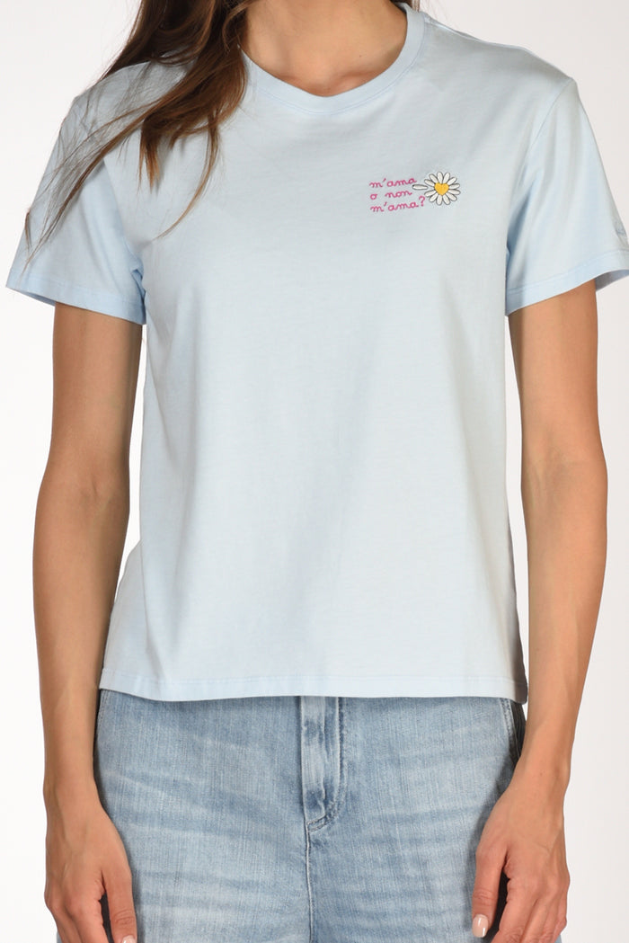 Mc2 Saint Barth Tshirt Emilie Azzurro Donna - 3