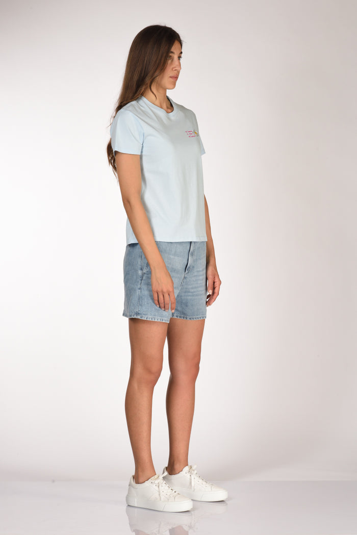 Mc2 Saint Barth Tshirt Emilie Azzurro Donna - 4