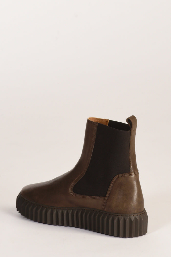 Voile Blanche Stivale Beth Marrone Donna - 4