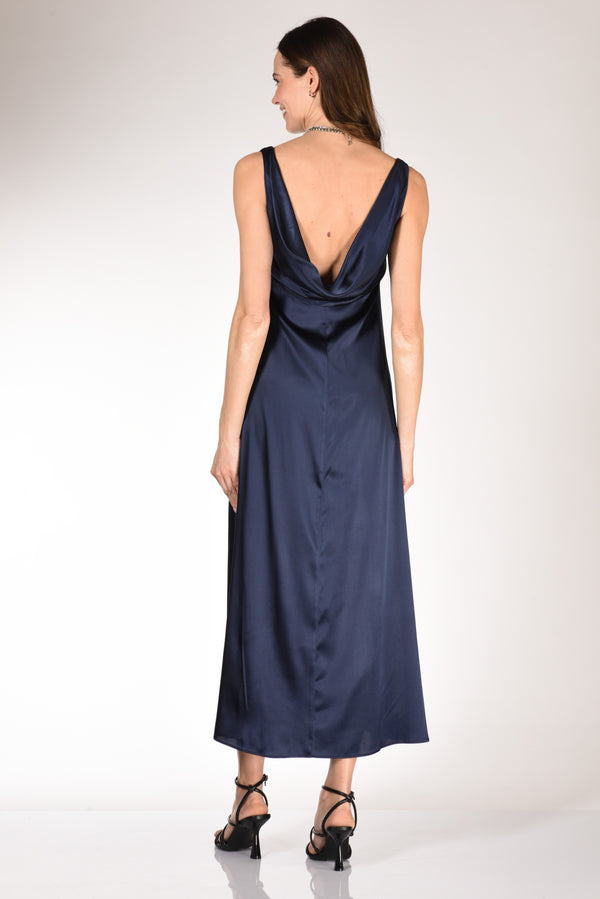 Sarte Pettegole Abito Lungo Blu Donna