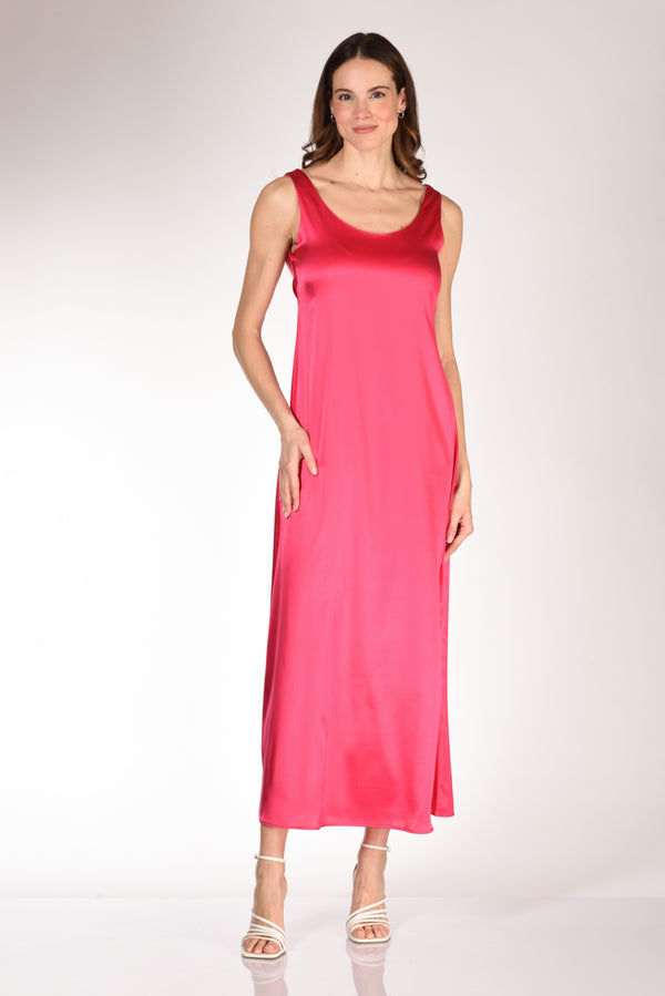 Sarte Pettegole Abito Lungo Fucsia Donna-2