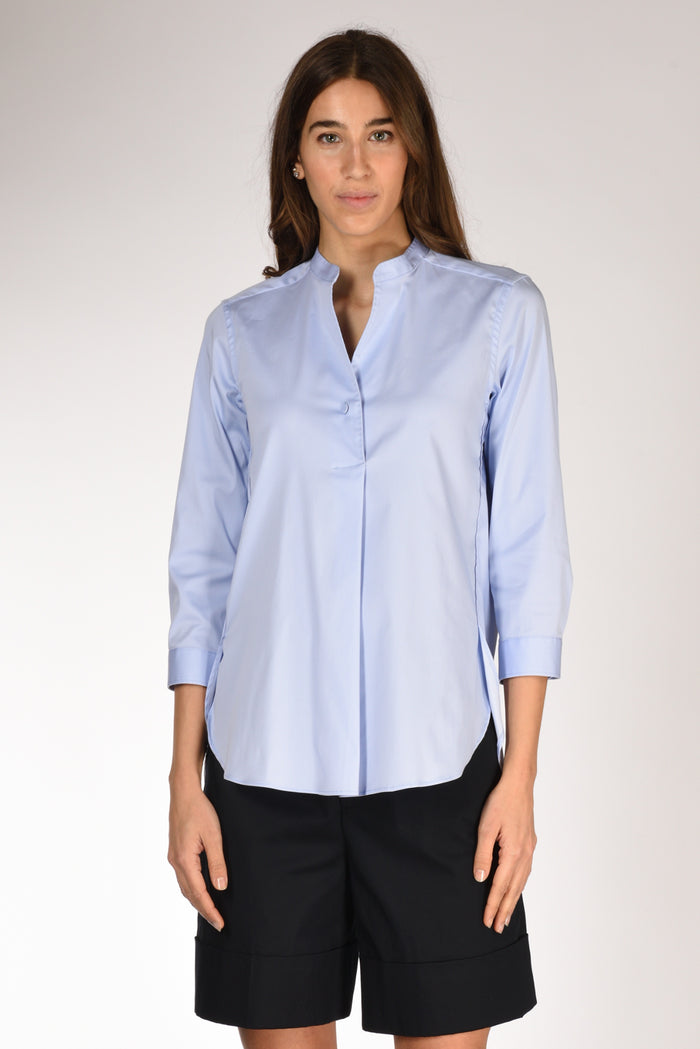 Sarte Pettegole Camicia Azzurro Donna - 2