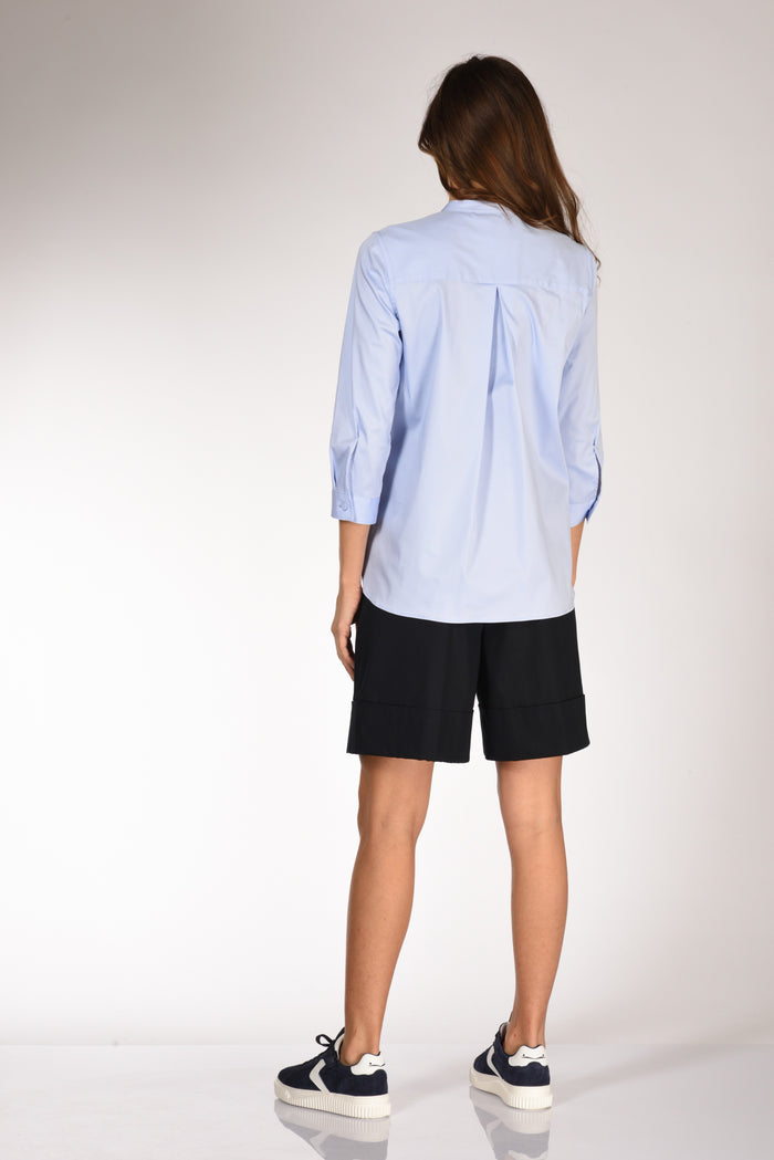 Sarte Pettegole Camicia Azzurro Donna - 5