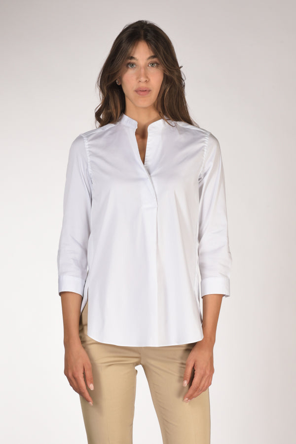 Sarte Pettegole Camicia Bianco Donna-2