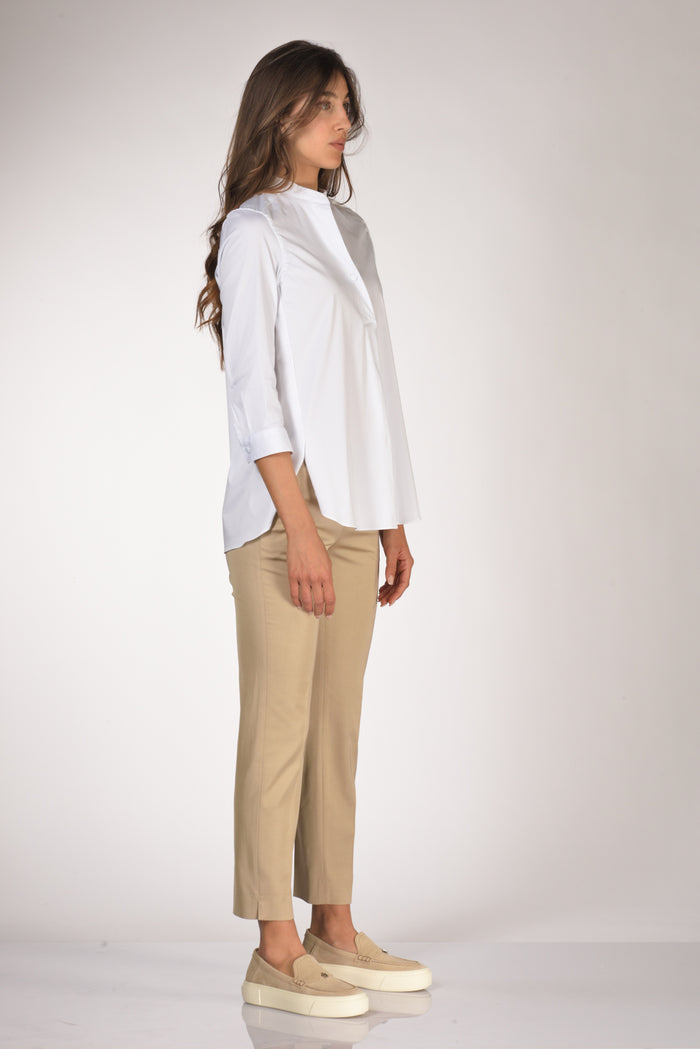 Sarte Pettegole Camicia Bianco Donna - 4