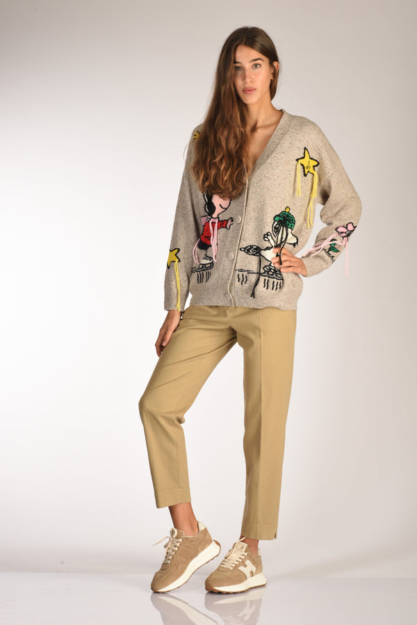 Hogan Sneakers H Patch Beige Donna-2