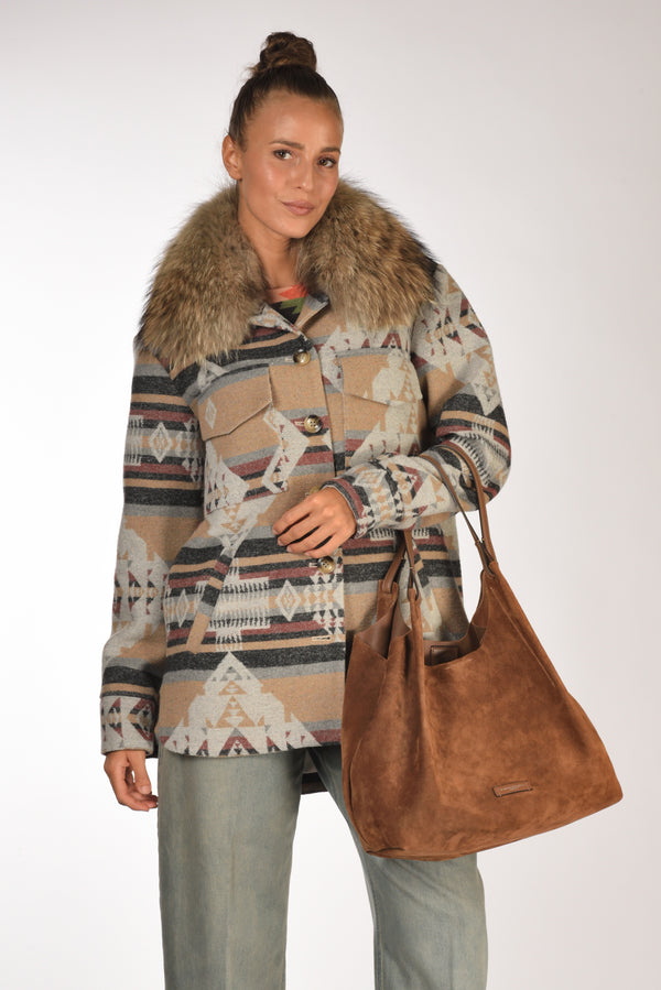 Gianni Chiarini Borsa Dua Beige Scuro Donna-2