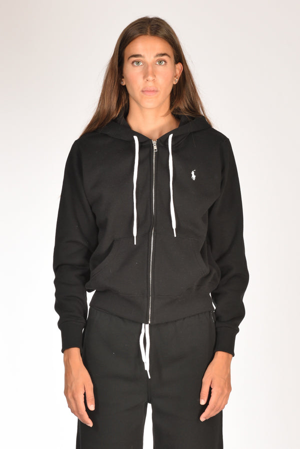 Polo Ralph Lauren Felpa Full Zip Nero Donna-2