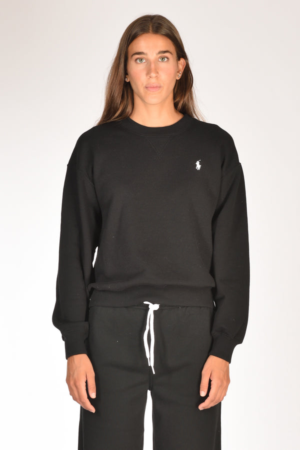 Polo Ralph Lauren Felpa Girocollo Nero Donna-2