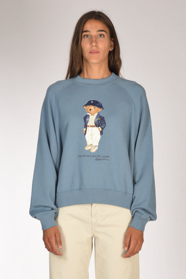 Polo Ralph Lauren Felpa Orso Azzurro Donna-2