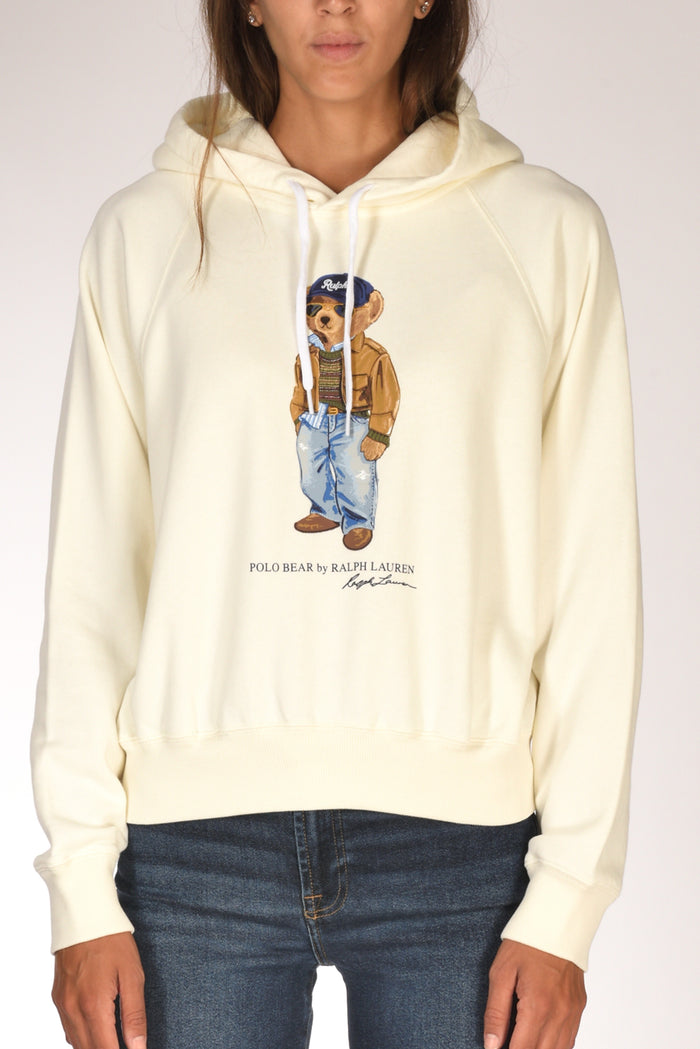 Polo Ralph Lauren Felpa Orso Bianco Donna - 3