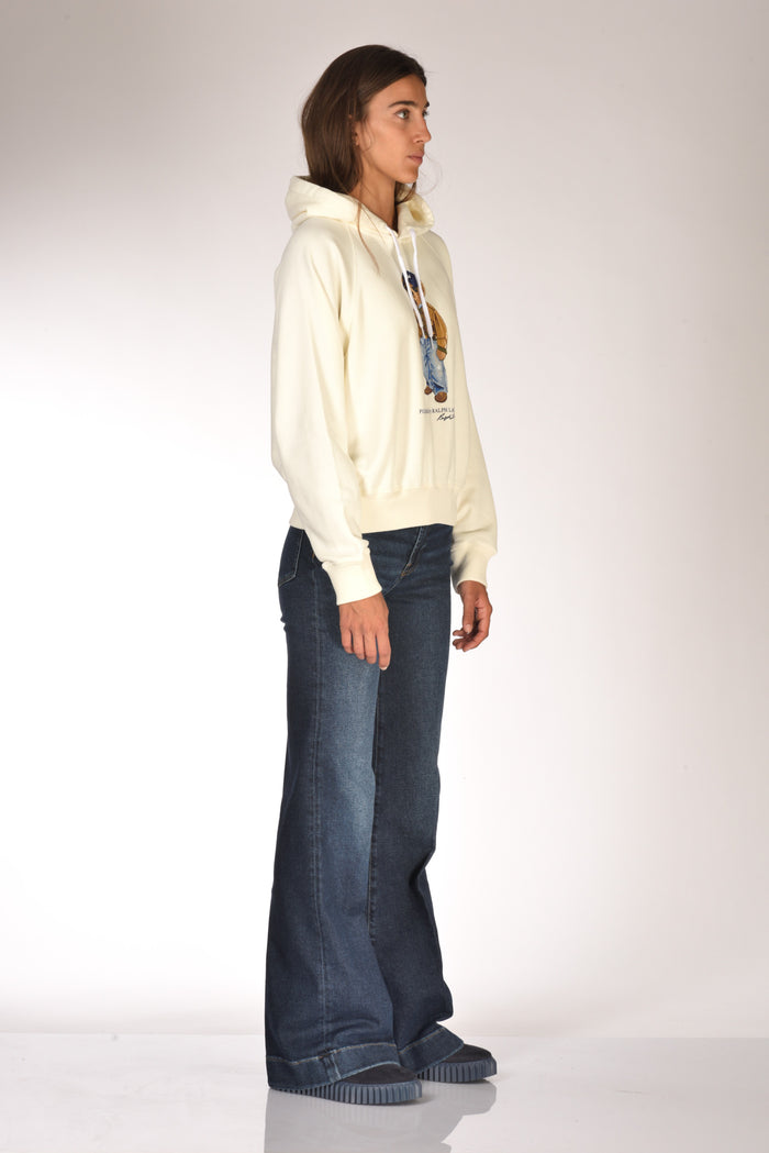 Polo Ralph Lauren Felpa Orso Bianco Donna - 4