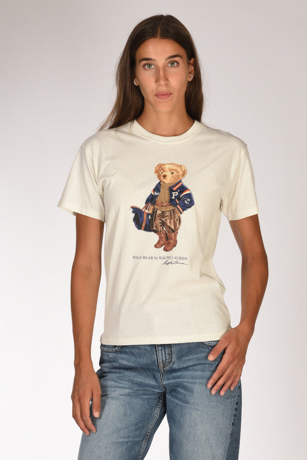 Polo Ralph Lauren Tshirt Orso Bianco Donna