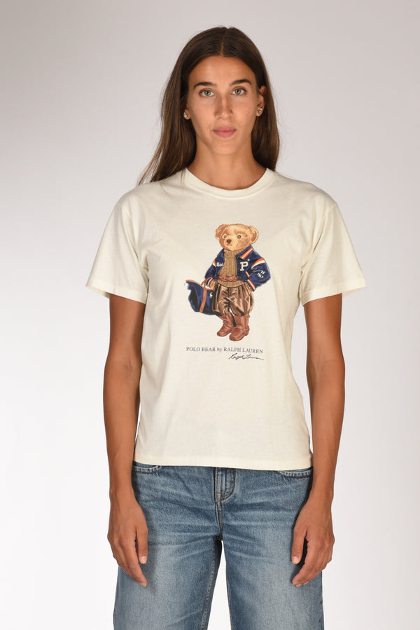 Polo Ralph Lauren Tshirt Orso Bianco Donna-2