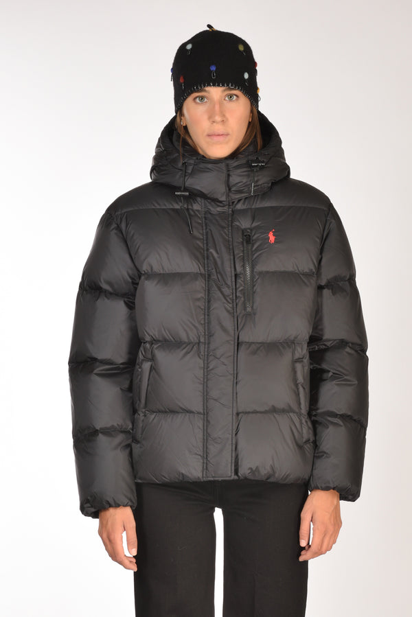 Polo Ralph Lauren Piumino Crly Nero Donna-2