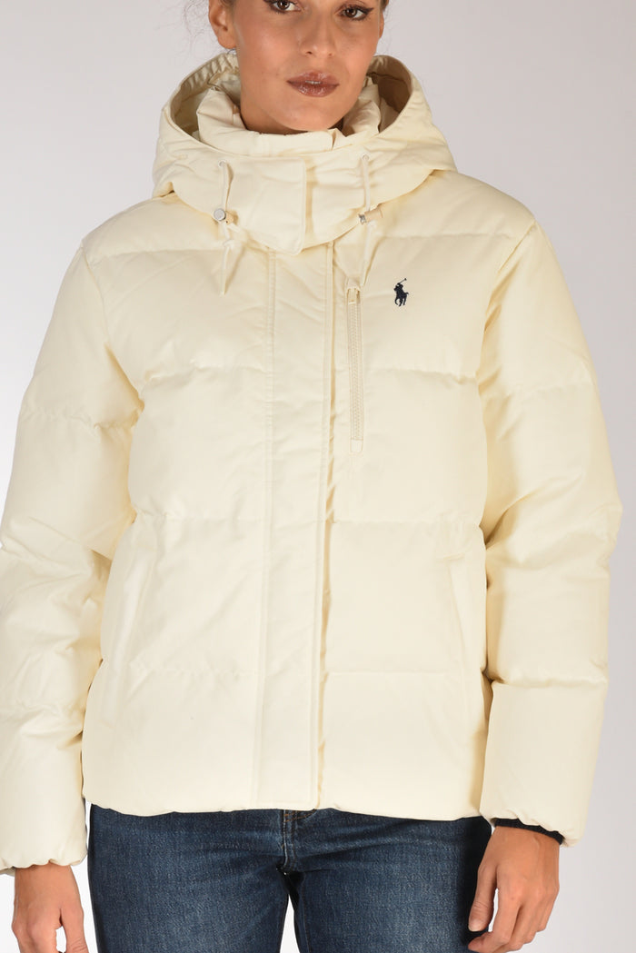 Polo Ralph Lauren Piuminio Woven Bianco Donna - 3