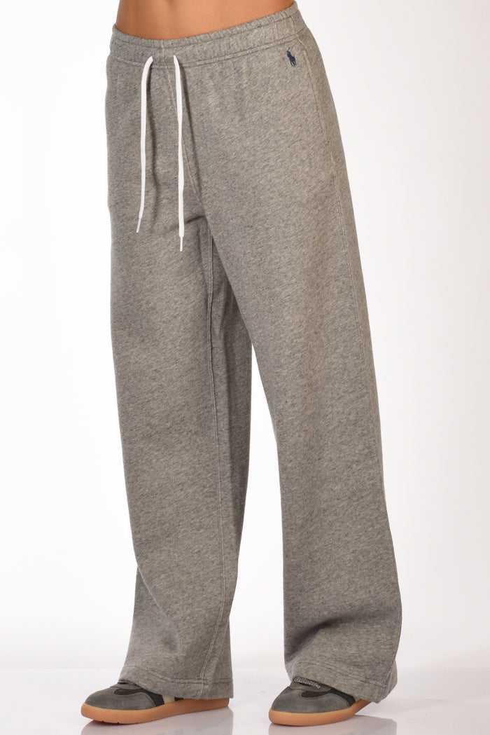 Polo Ralph Lauren Pantaloni Jogging Grigio Donna - 1