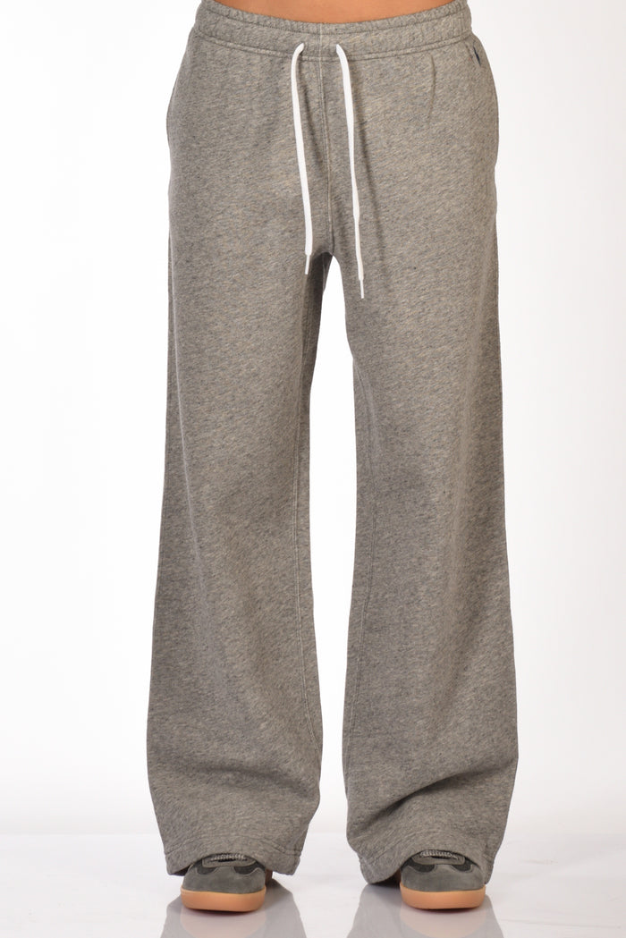 Polo Ralph Lauren Pantaloni Jogging Grigio Donna - 3