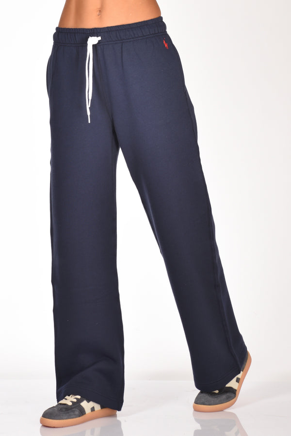 Polo Ralph Lauren Pantaloni Jogging Blu Donna