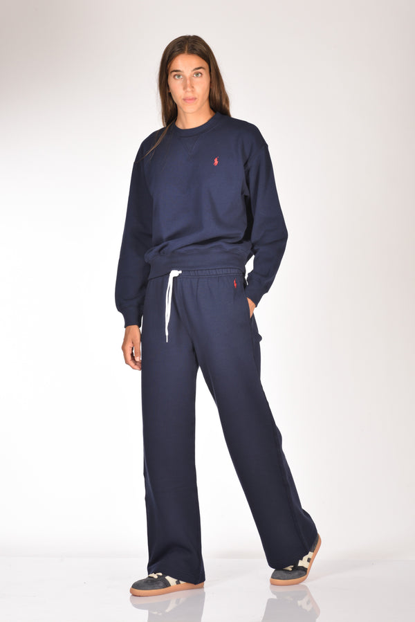 Polo Ralph Lauren Pantaloni Jogging Blu Donna-2
