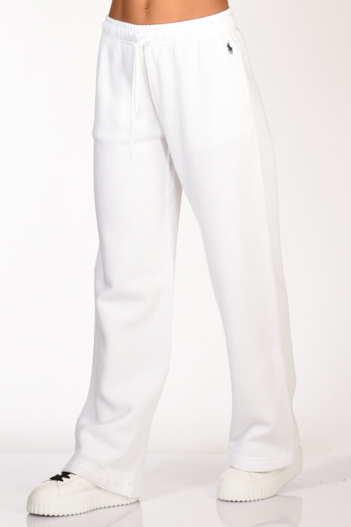 Polo Ralph Lauren Pantaloni Jogging Bianco Donna - 1