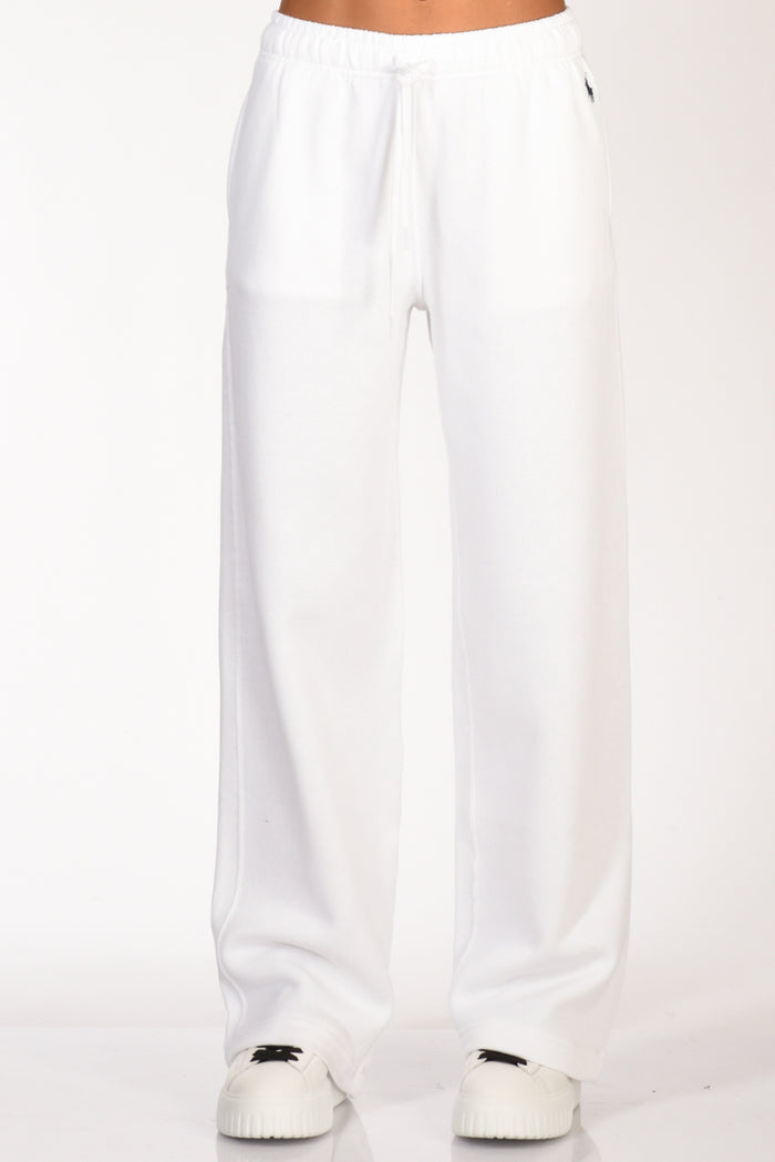 Polo Ralph Lauren Pantaloni Jogging Bianco Donna - 3