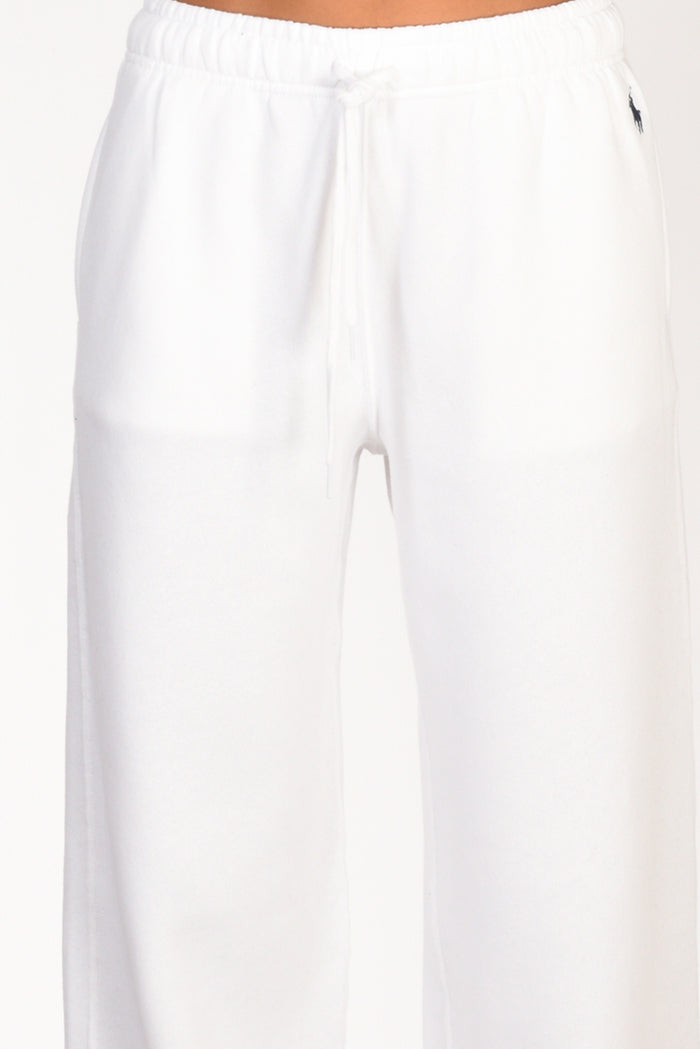 Polo Ralph Lauren Pantaloni Jogging Bianco Donna - 4