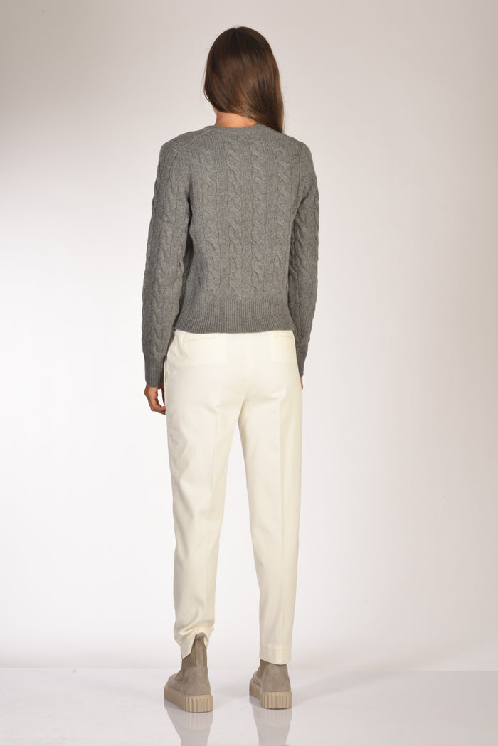 Polo Ralph Lauren Cardigan Polo Grigio Donna - 5