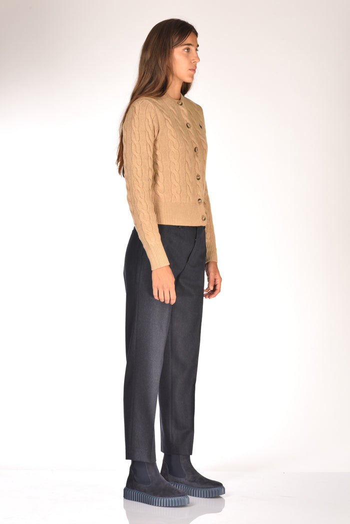 Polo Ralph Lauren Cardigan Polo Beige Donna - 4