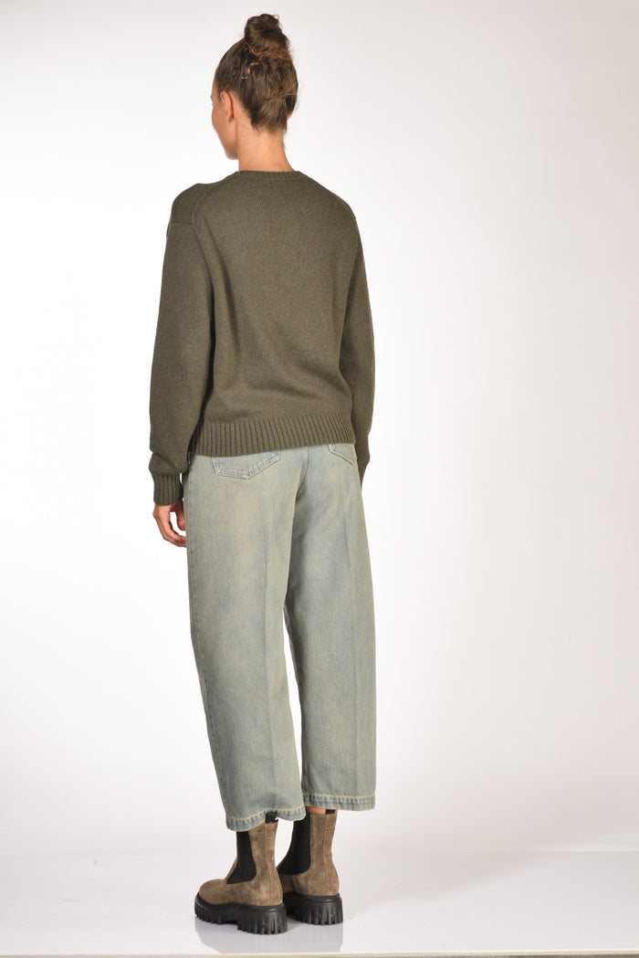 Polo Ralph Lauren Maglia Orso Verde Donna - 5