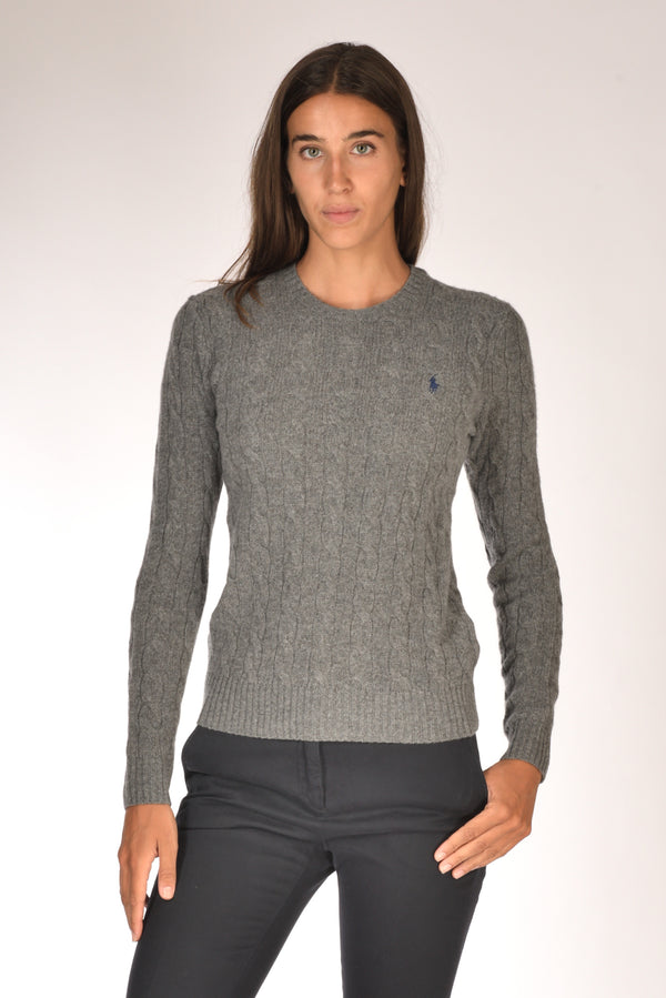 Polo Ralph Lauren Maglia Polo Grigio Donna