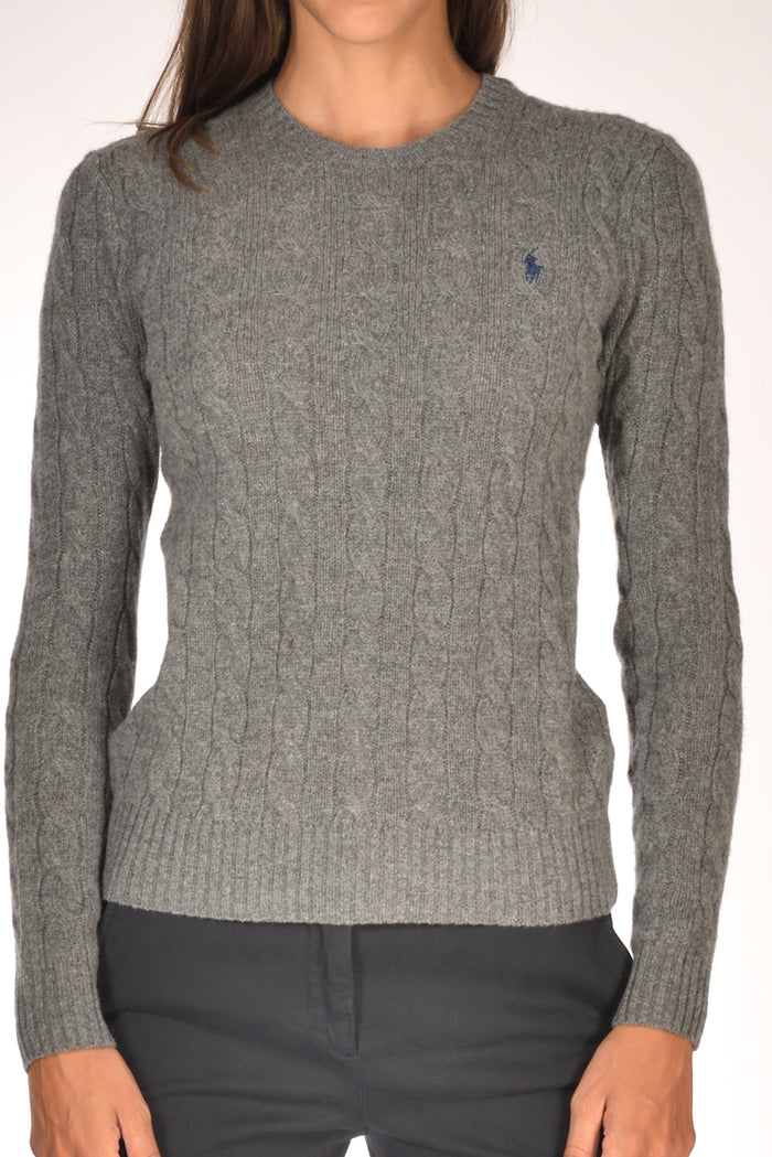 Polo Ralph Lauren Maglia Polo Grigio Donna - 3