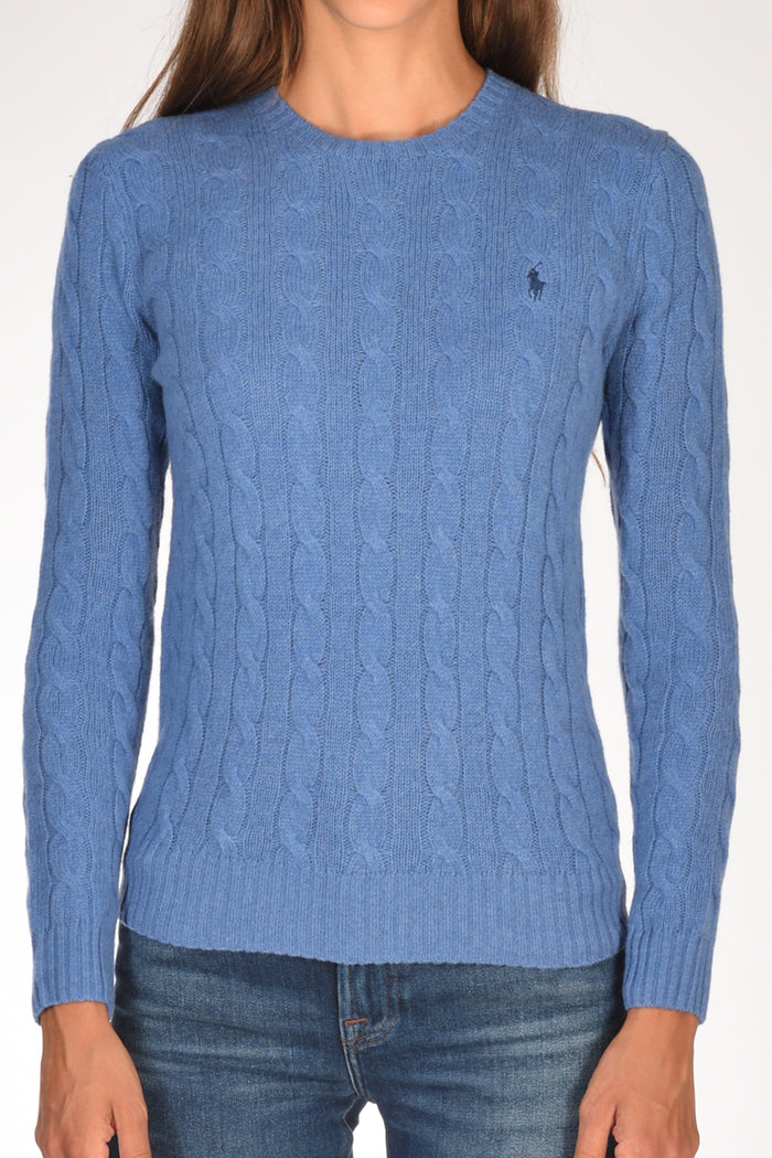 Polo Ralph Lauren Maglia Polo Azzurro Scuro Donna - 3