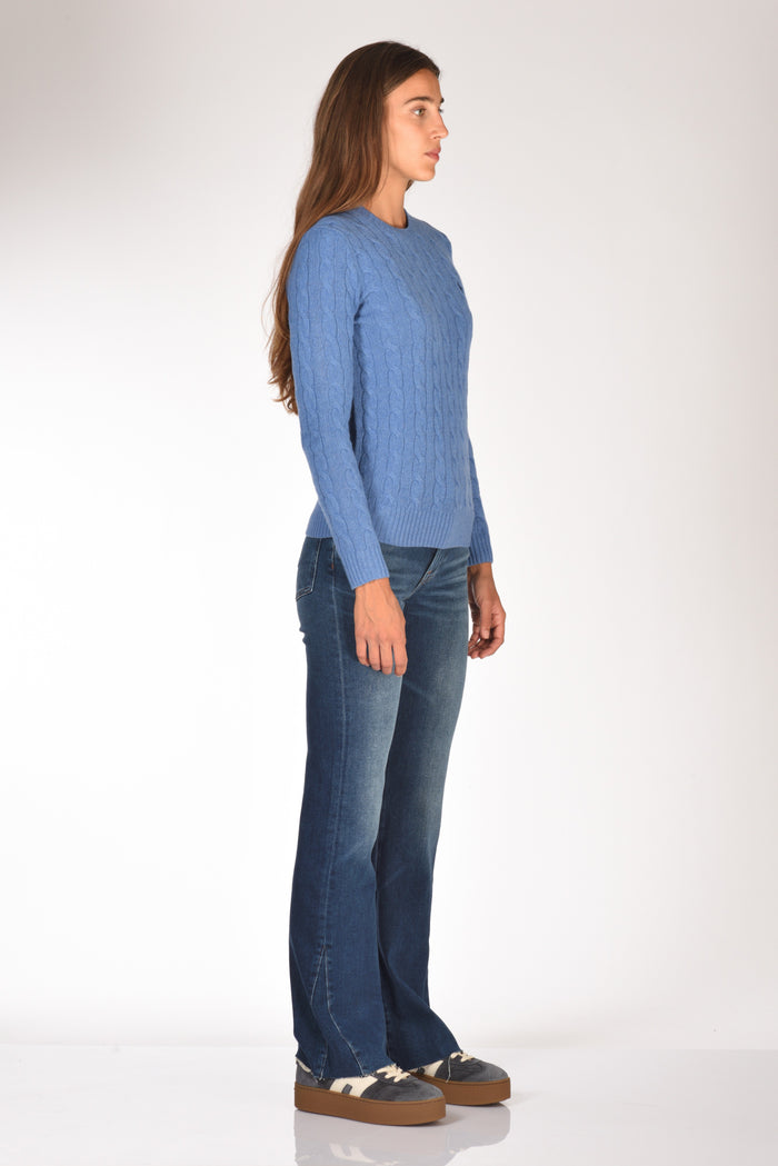 Polo Ralph Lauren Maglia Polo Azzurro Scuro Donna - 4