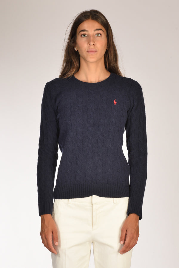 Polo Ralph Lauren Maglia Polo Blu Donna-2