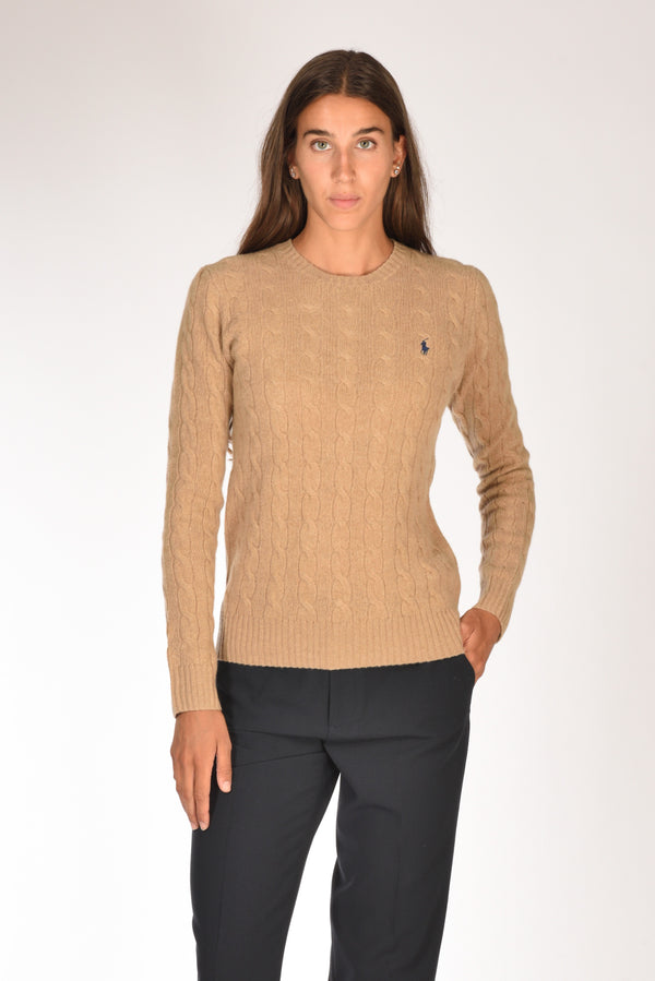 Polo Ralph Lauren Maglia Polo Beige Donna