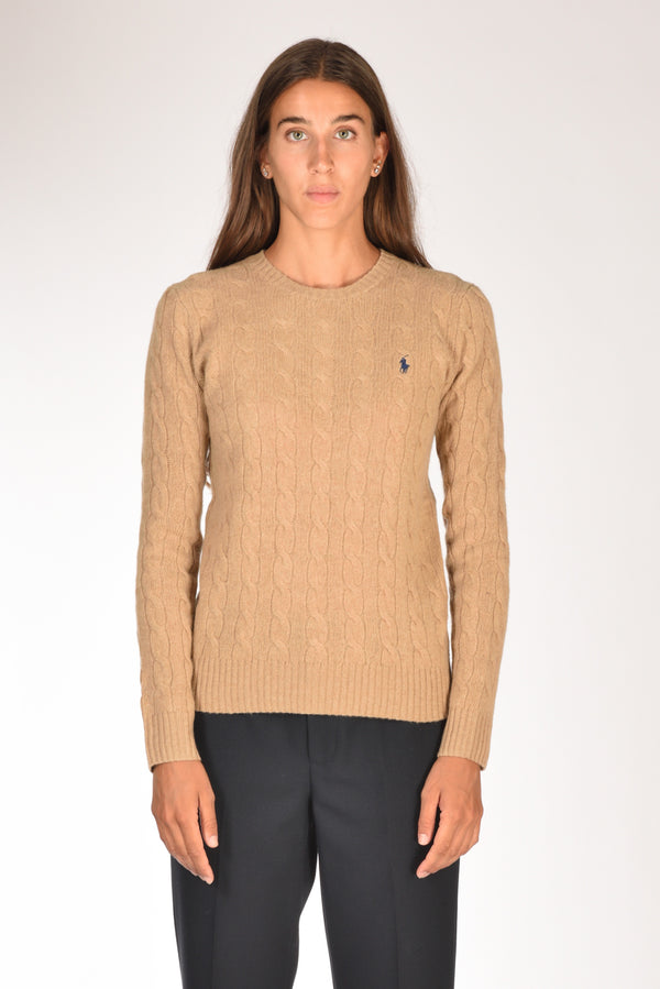 Polo Ralph Lauren Maglia Polo Beige Donna-2