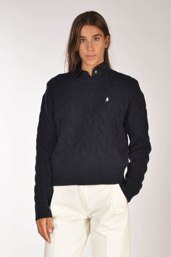 Polo Ralph Lauren Maglia Polo Blu Donna