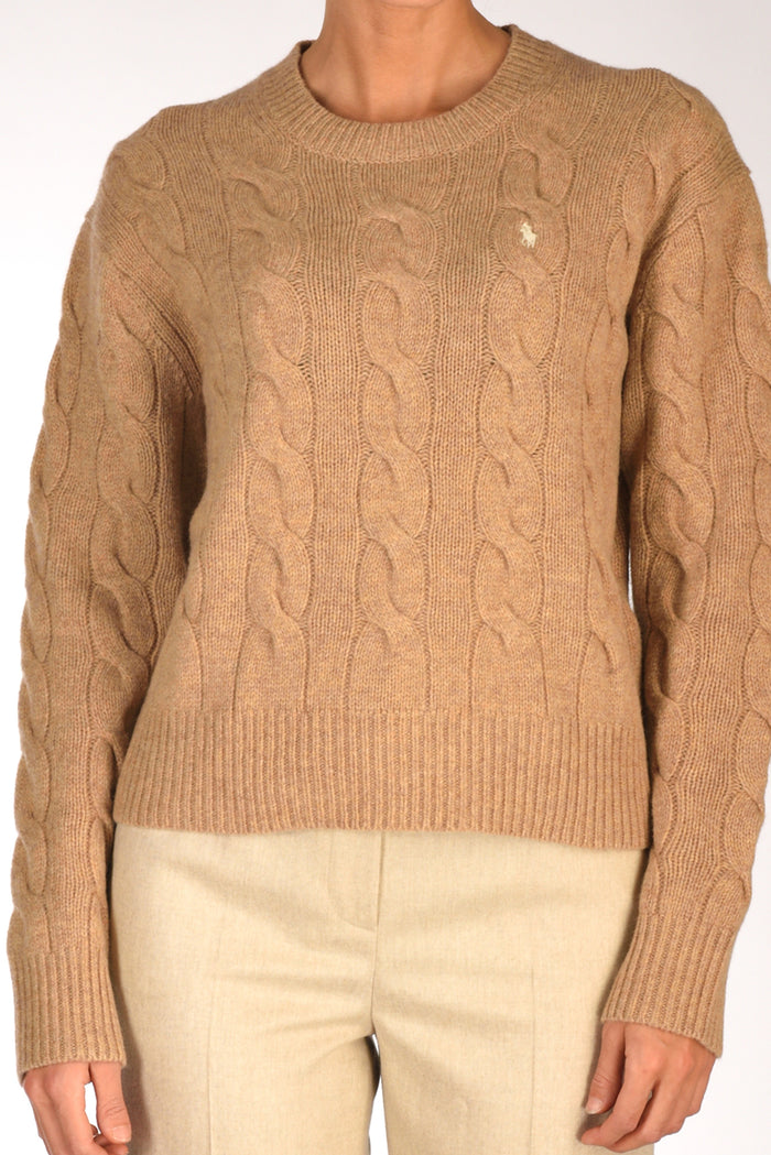 Polo Ralph Lauren Maglia Polo Beige Donna - 3
