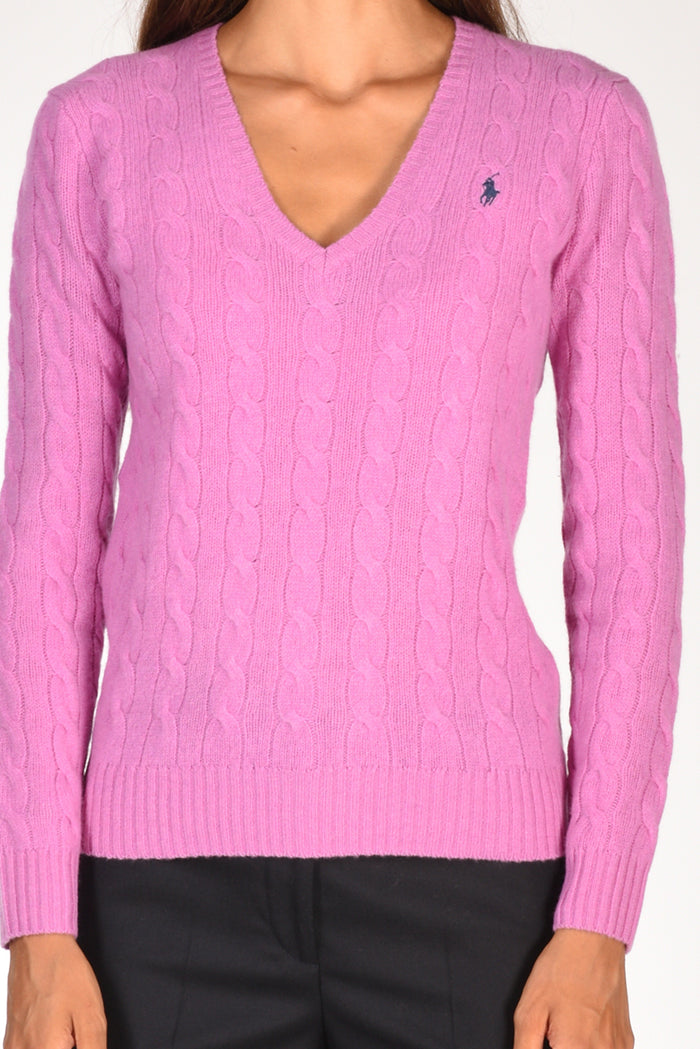 Polo Ralph Lauren Maglia V Polo Rosa Donna - 3
