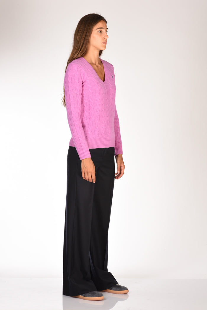 Polo Ralph Lauren Maglia V Polo Rosa Donna - 4